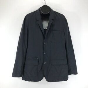 Eddie Bauer Travex Voyager Travel Blazer Men's Size 46 Black Outdoor Business
